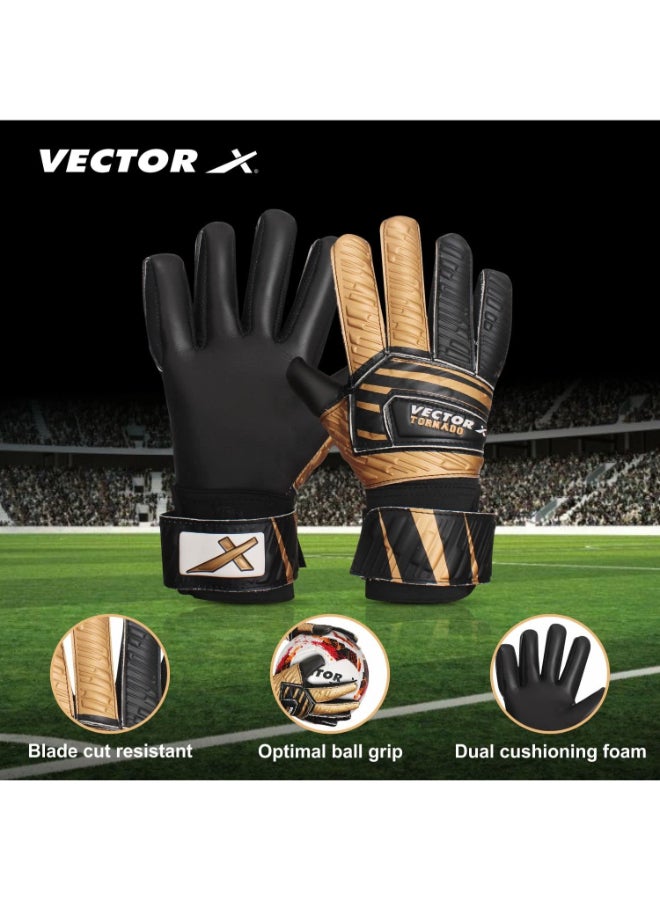 Vector X قفازات حارس مرمى كرة القدم للشباب والبالغين من Vector X Tornado - 10 - Image 2